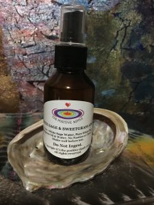 white sage smudging spray